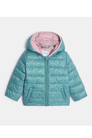 Gewatteerde Jas met Capuchon - Roze - Obaïbi