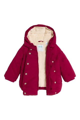 Gewatteerde Jas met Capuchon - Fuchsia - Obaïbi