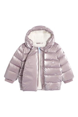 Gewatteerde Jas met Capuchon - Roze - Obaïbi