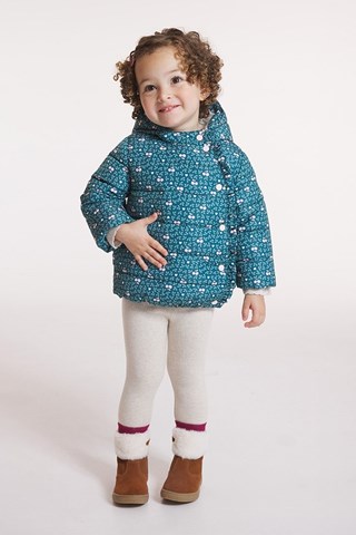 Gewatteerde Jas met Capuchon - Groen - Obaïbi -