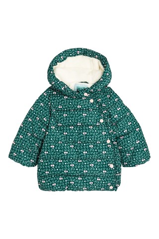 Gewatteerde Jas met Capuchon - Groen - Obaïbi -