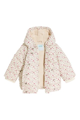 Gewatteerde Jas met Capuchon - Roze - Obaïbi -