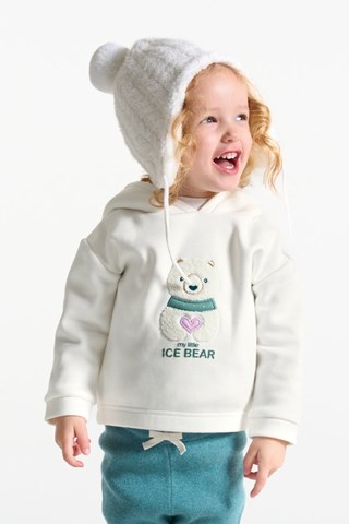 Sweater met Capuchon - Wit - Obaïbi