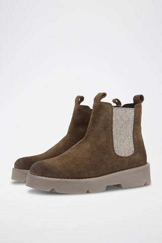 Botins em nobuck- Toupeira