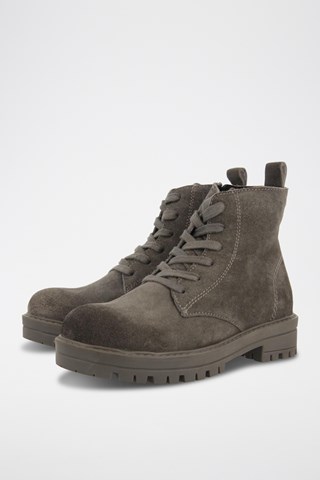 Botins em nobuck- Cinzento