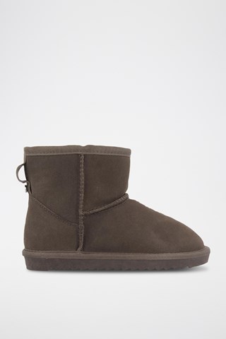 Botins forrados em nobuck- Toupeira