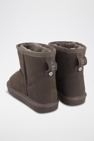 Botins forrados em nobuck- Toupeira