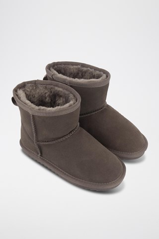 Botins forrados em nobuck- Toupeira