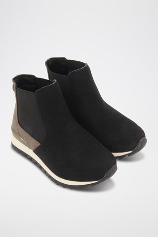 Botins Chelsea com plataforma - Preto