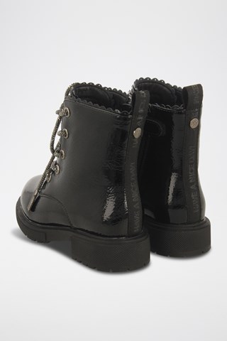 Botins envernizados- Preto
