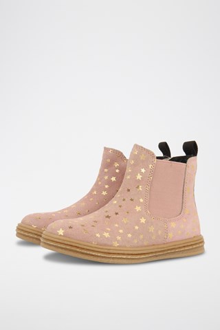 Botins em nobuck- Rosa
