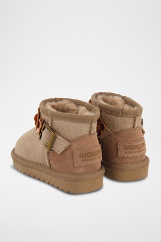 Botins forrados em nobuck- Toupeira