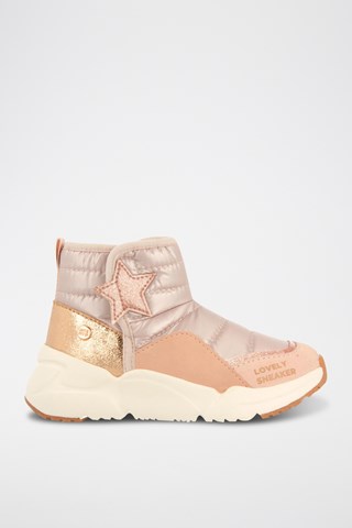 Botins forrados - Rosa-claro