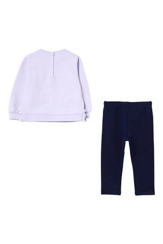 Sweat e calças - Violeta-claro e azul-marinho