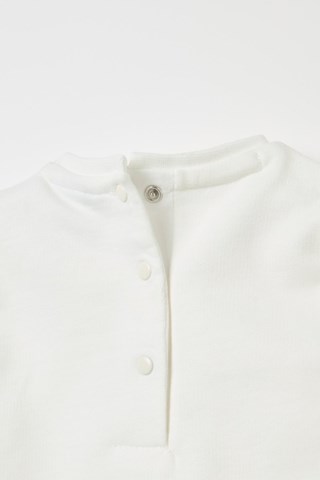 T-shirt e calças em algodão biológico - Rosa e branco