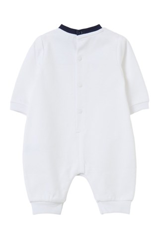 Macacão em <b>algodão biológico</b> - Branco