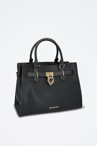 Mala em couro - Preto