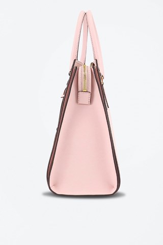 Mala em couro Rosa