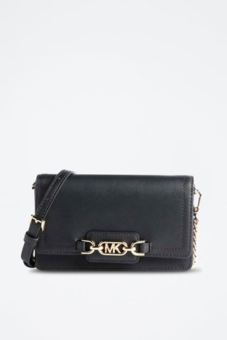 Mala a tiracolo em couro 
Preto