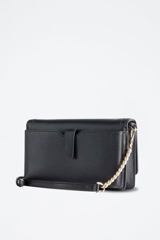 Mala a tiracolo em couro 
Preto