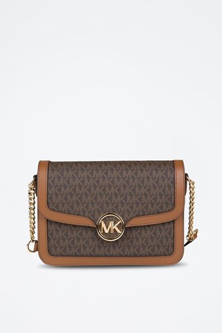 Mala a tiracolo Leida - Castanho