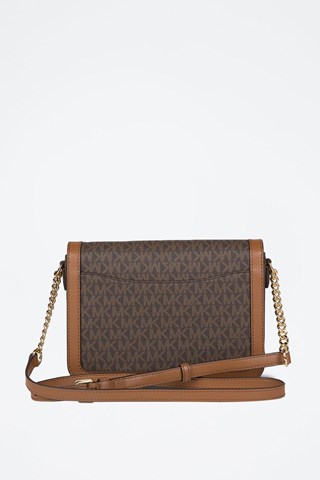 Mala a tiracolo Leida - Castanho