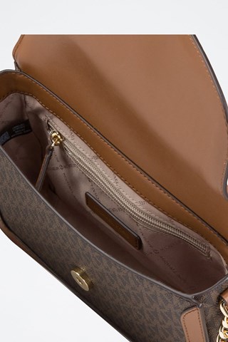 Mala a tiracolo Leida - Castanho