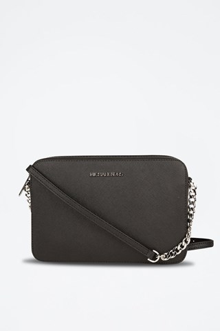 Mala a tiracolo em couro Preto