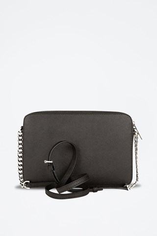 Mala a tiracolo em couro Preto