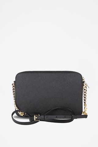 Mala a tiracolo em couro Preto