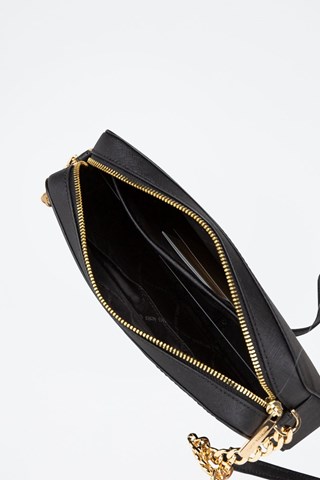 Mala a tiracolo em couro Preto