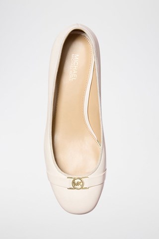 Sabrinas em couro Mindy Flex - Cru