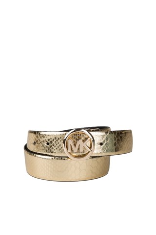 Cinto de couro - Dourado