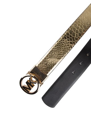 Cinto de couro - Dourado