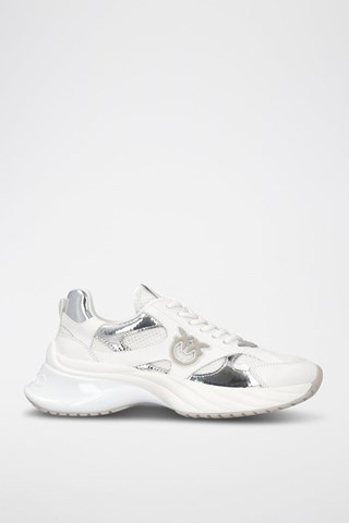 Sapatilhas Ariel - Branco e prateado