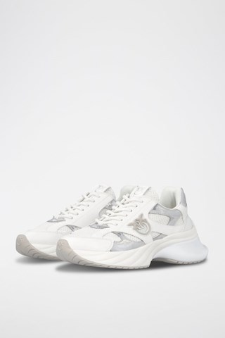 Sapatilhas Ariel - Branco e prateado