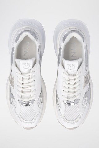 Sapatilhas Ariel - Branco e prateado