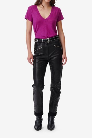 T-shirt en lin Rodeo - Fuchsia