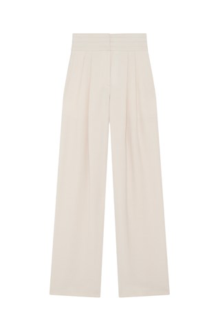 Pantalon taille haute Jeon - Ecru