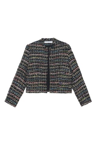 Veste en tweed Juane - Noir