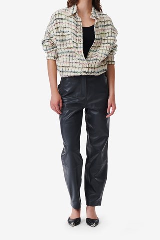 Surchemise en tweed Madita - Ecru