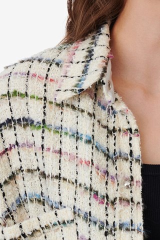 Surchemise en tweed Madita - Ecru