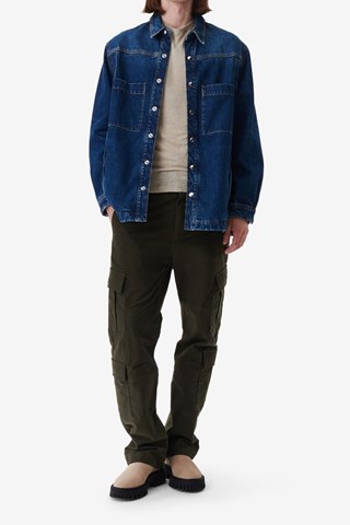 Surchemise en jean Kosse - Bleu électrique