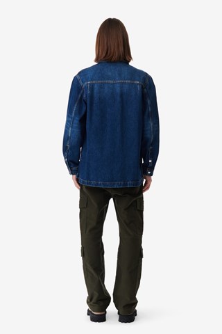 Surchemise en jean Kosse - Bleu électrique