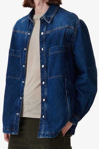 Surchemise en jean Kosse - Bleu électrique