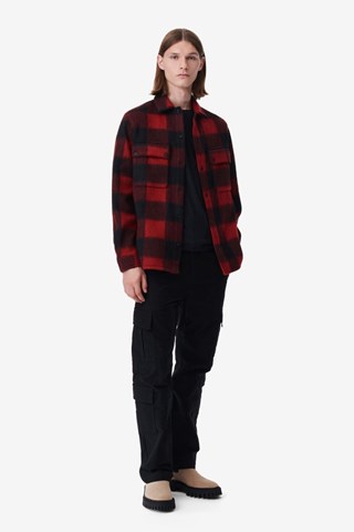 Surchemise Ilario - Rouge et noir