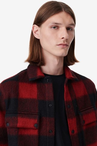 Surchemise Ilario - Rouge et noir