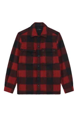 Surchemise Ilario - Rouge et noir