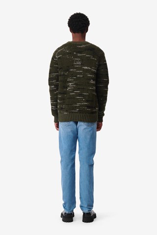 Pull en laine Bapo - Kaki