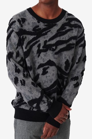 Pull en laine et mohair Pules - Gris